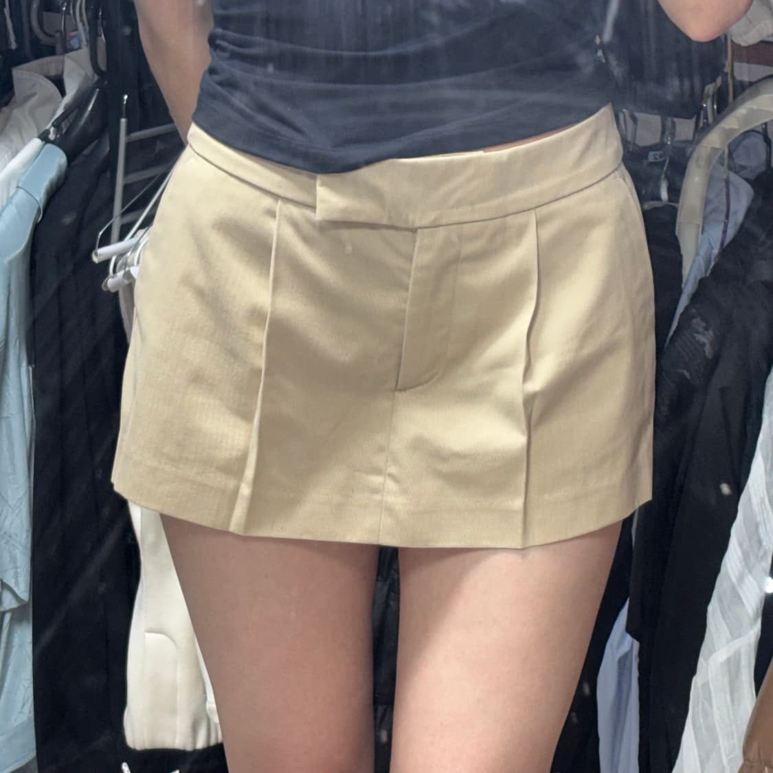 h&m 신주쿠 베이지 치마바지 상품이미지1