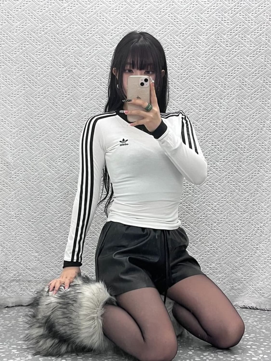 아디다스 오리지널스 Y2K 딱붙핏 롱슬리브 S C10195 상품이미지2