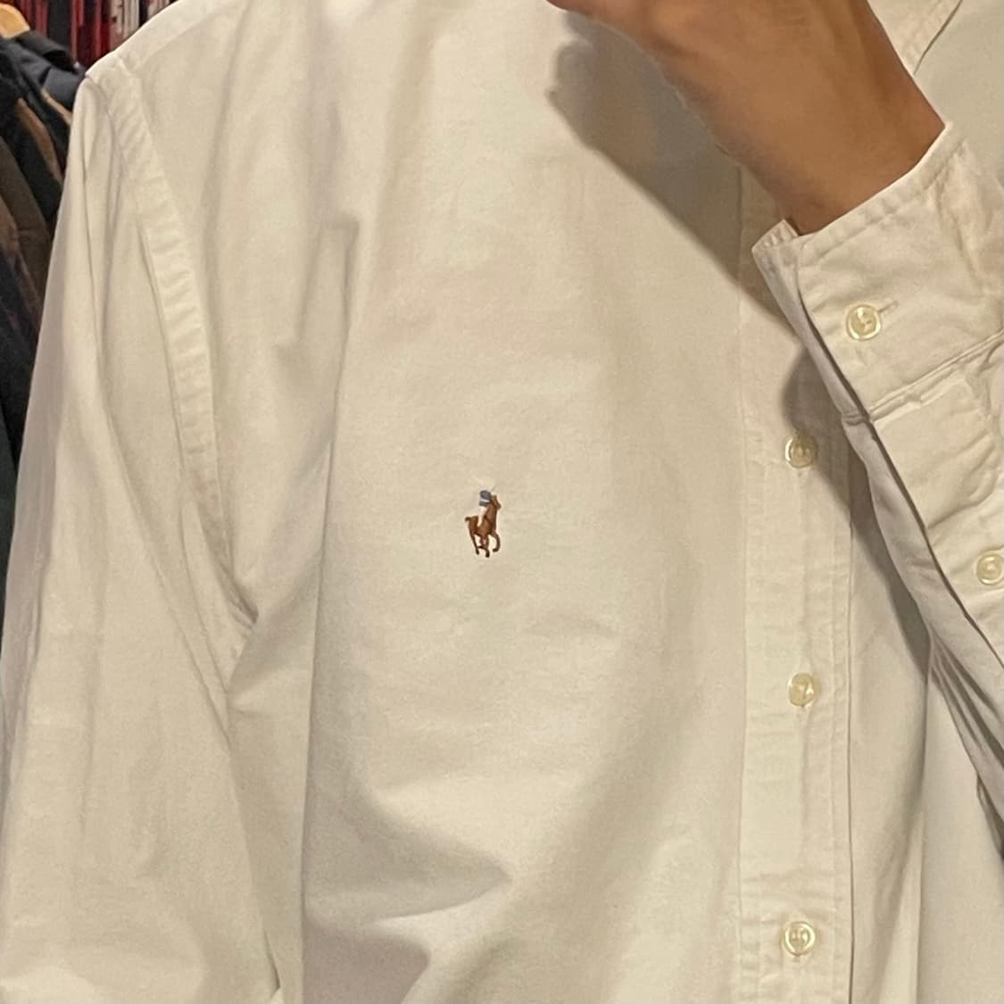 [IM] Polo 폴로랄프로렌 화이트 긴팔셔츠 상품이미지4