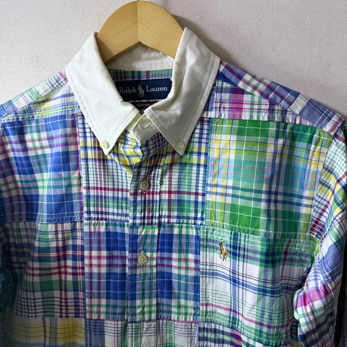폴로 랄프로렌 패치워크 캐주얼 셔츠 커스텀 S (90-95) 상품이미지8
