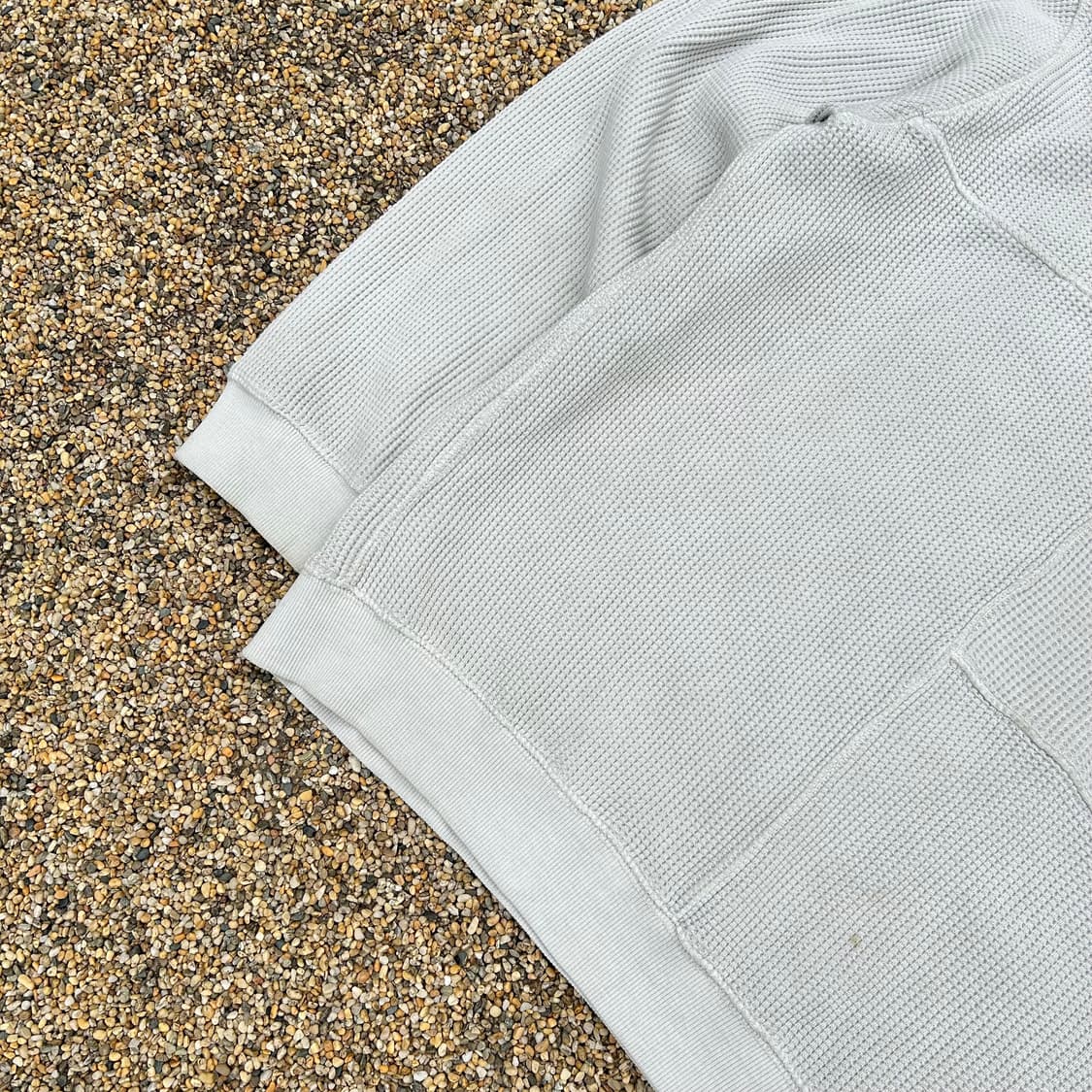 디스이즈네버뎃(ThisIsneverthat)그레이 와플 럭비티 상품이미지3