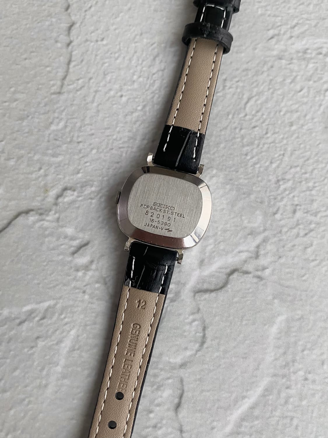 세이코 seiko 실버 스퀘어 쿼츠 상품이미지4