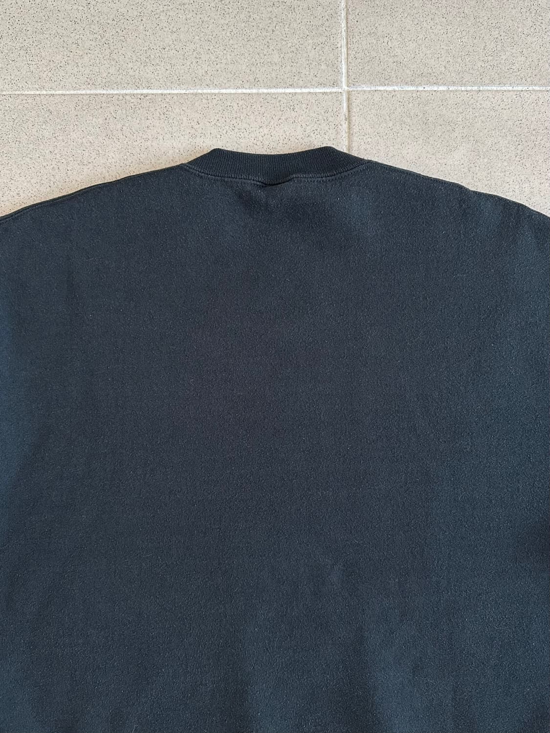 90s 빈티지 러셀 스웻셔츠 블랙 L USA 상품이미지5