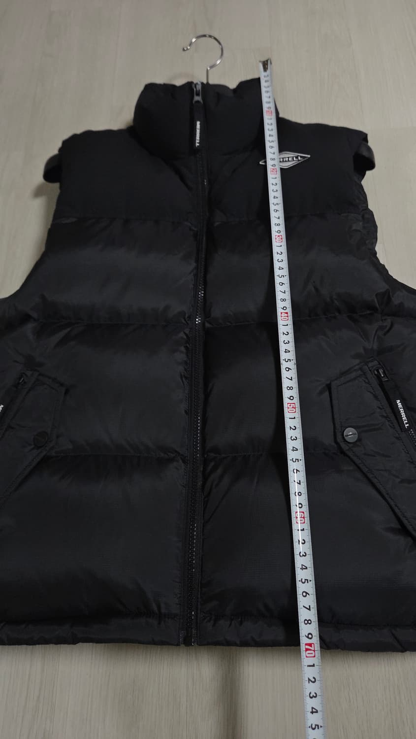 (착샷) 머렐 패딩 베스트 구스 다운 컬러블럭 상품이미지7