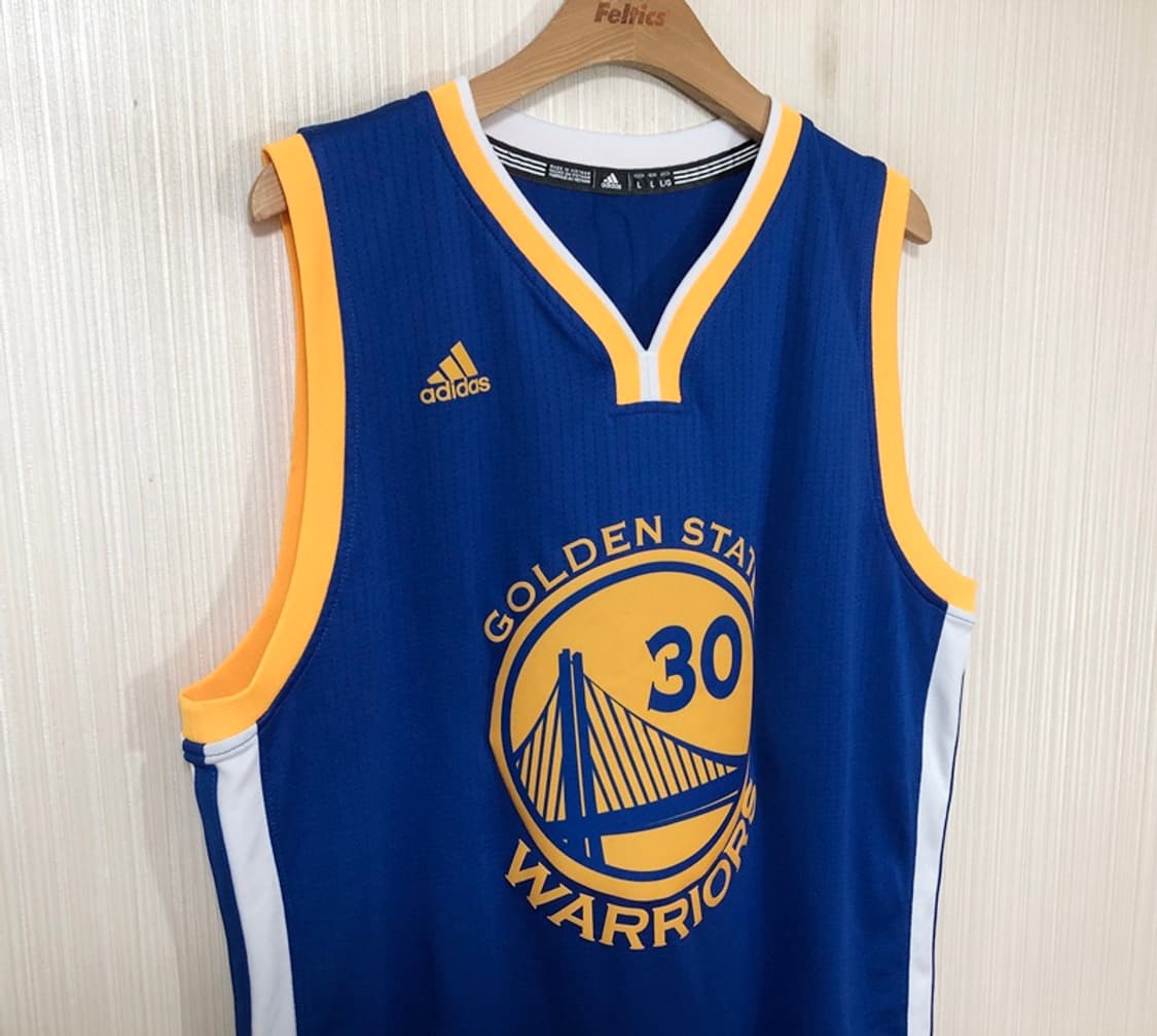NBA 아디다스 골든스테이트워리어스 스윙맨유니폼 L(100) #30 커리 상품이미지5
