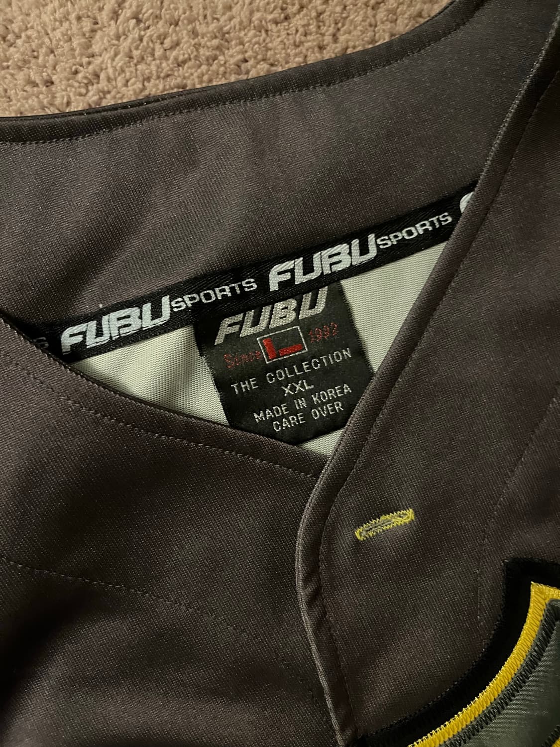 00‘s fubu 힙합 올드스쿨 져지 자켓 XXL 상품이미지3