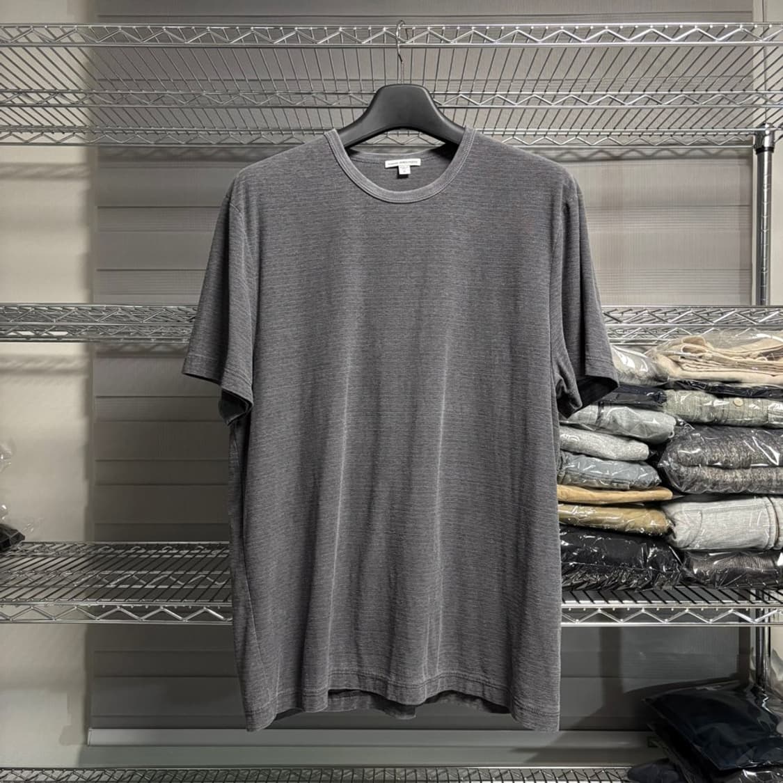 5) 제임스펄스 james perse 스트라이프 슬랍 반팔 티셔츠 상품이미지1