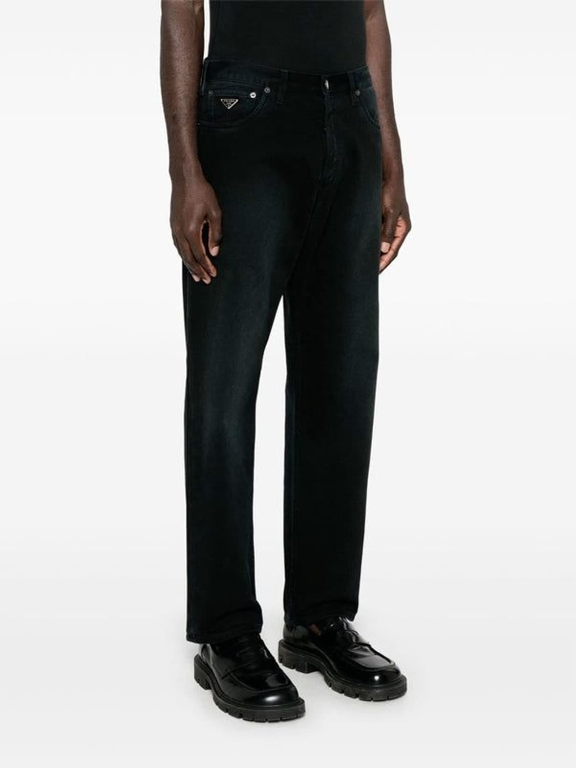 새상품 프라다 포켓 삼각로고 데님 팬츠 34사이즈 상품이미지3