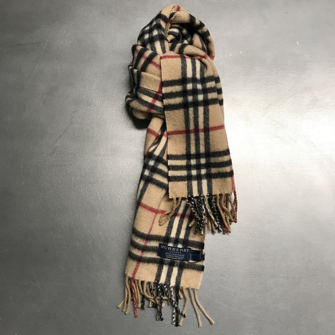 버버리 정품 캐시미어 머플러 베이지 상품이미지1