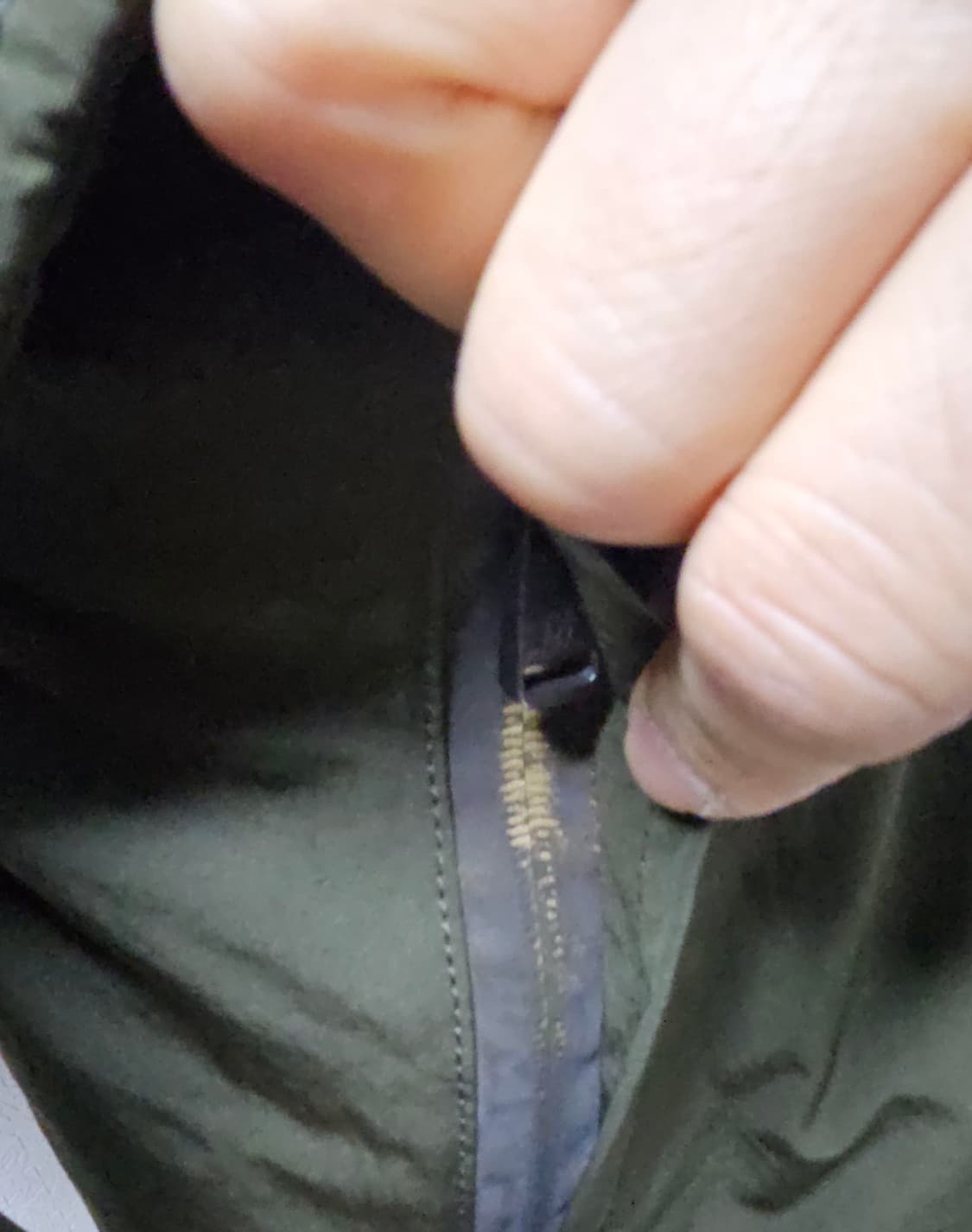 헤리코튼  카키색 후드 야상 패딩 점퍼 95 상품이미지9