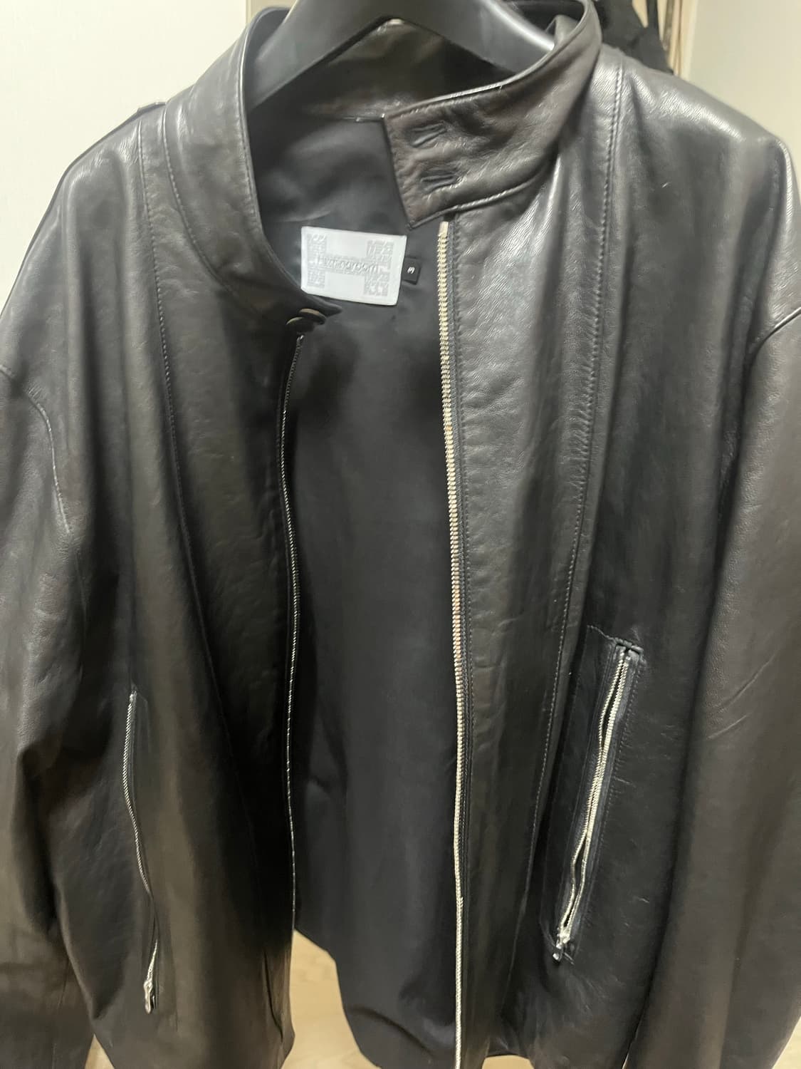 해칭룸 램스킨 레더자켓 3사이즈 상품이미지2