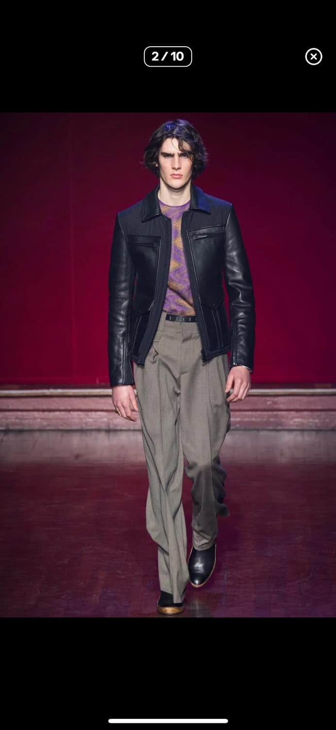 구매) 마르지엘라 15fw 레더 자켓 상품이미지1