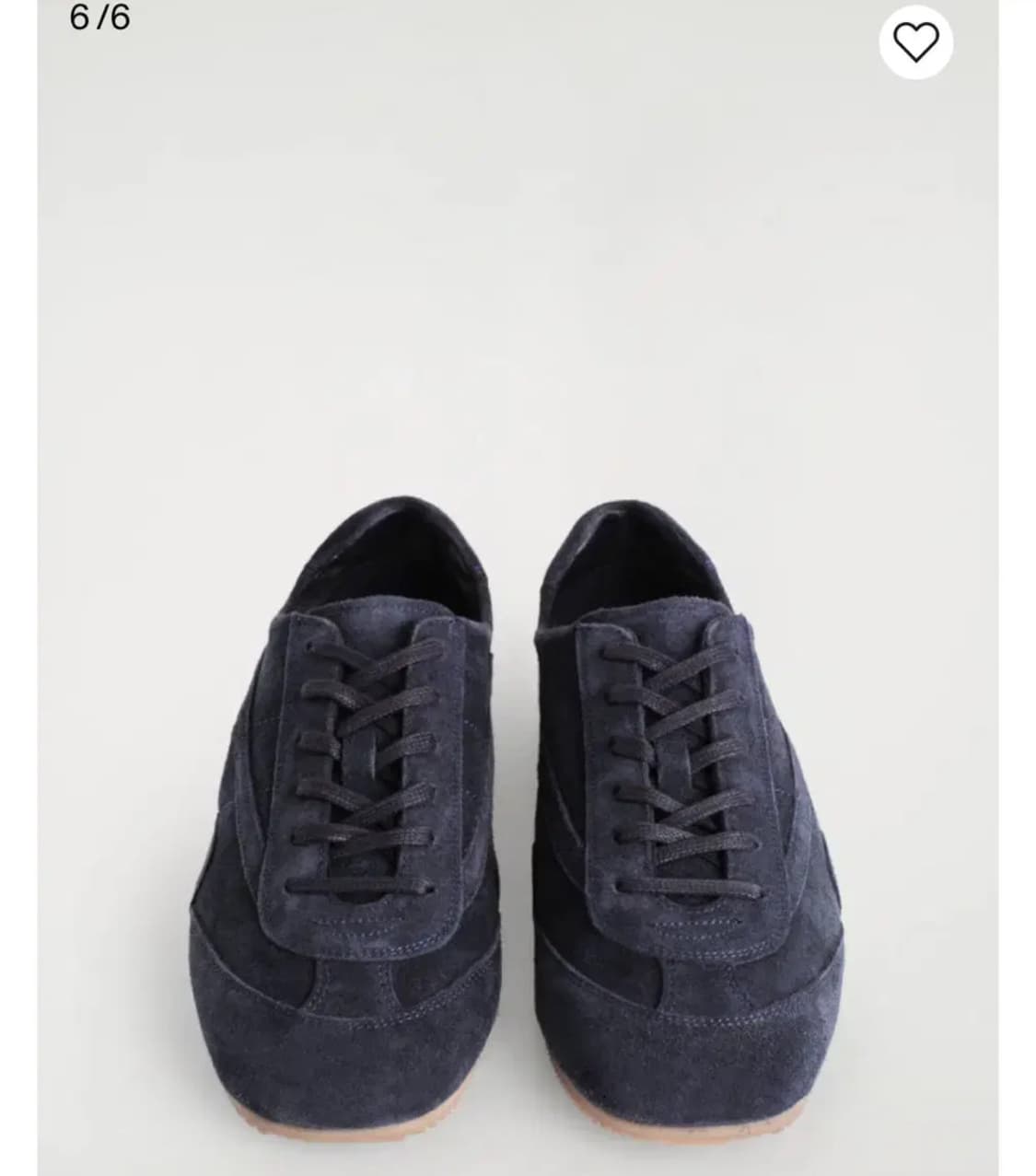 cos 코스 미니멀 스웨이드 트레이너 스틸블루 42 새상품 상품이미지1