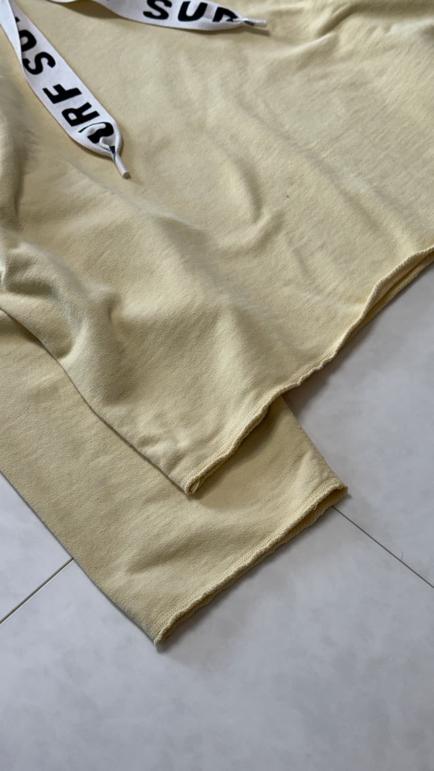 캐피탈 플리스 캣피쉬 서프 후드 스웻셔츠 옐로우 상품이미지4