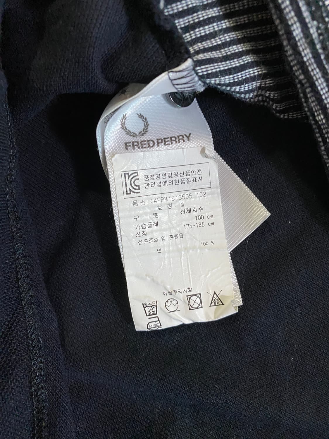 프레드 페리 남성 폴로 셔츠 M (100) 상품이미지4