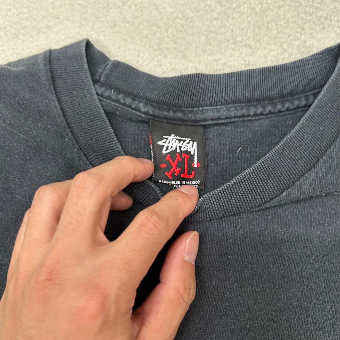 Stussy 90’s black T-shirts 상품이미지5
