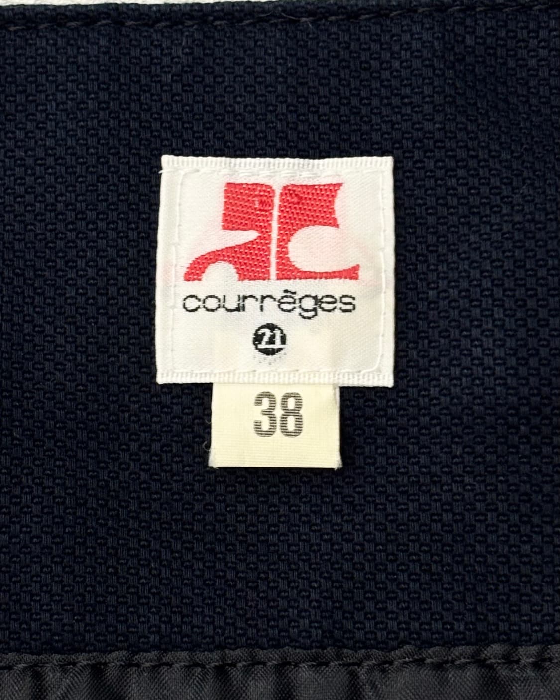 Courreges 꾸레쥬 네이비컬러 미디 원피스  상품이미지7