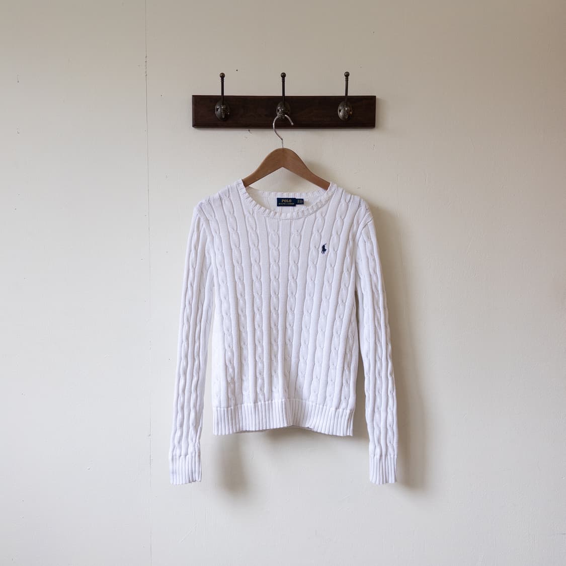 폴로랄프로렌 화이트 케이블 스웨터 상품이미지4