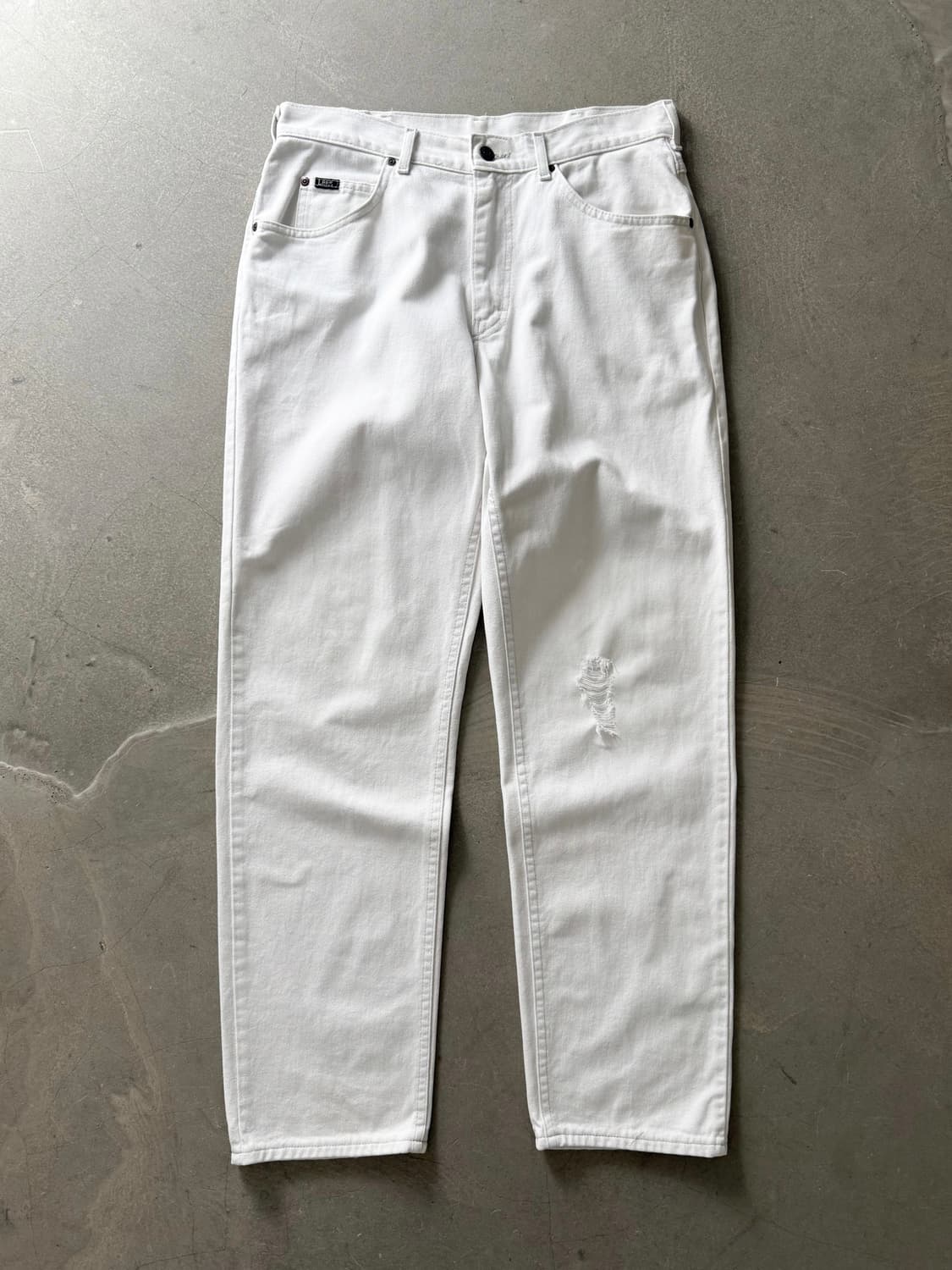 90s Vintage Lee White Denim Pants 상품이미지1