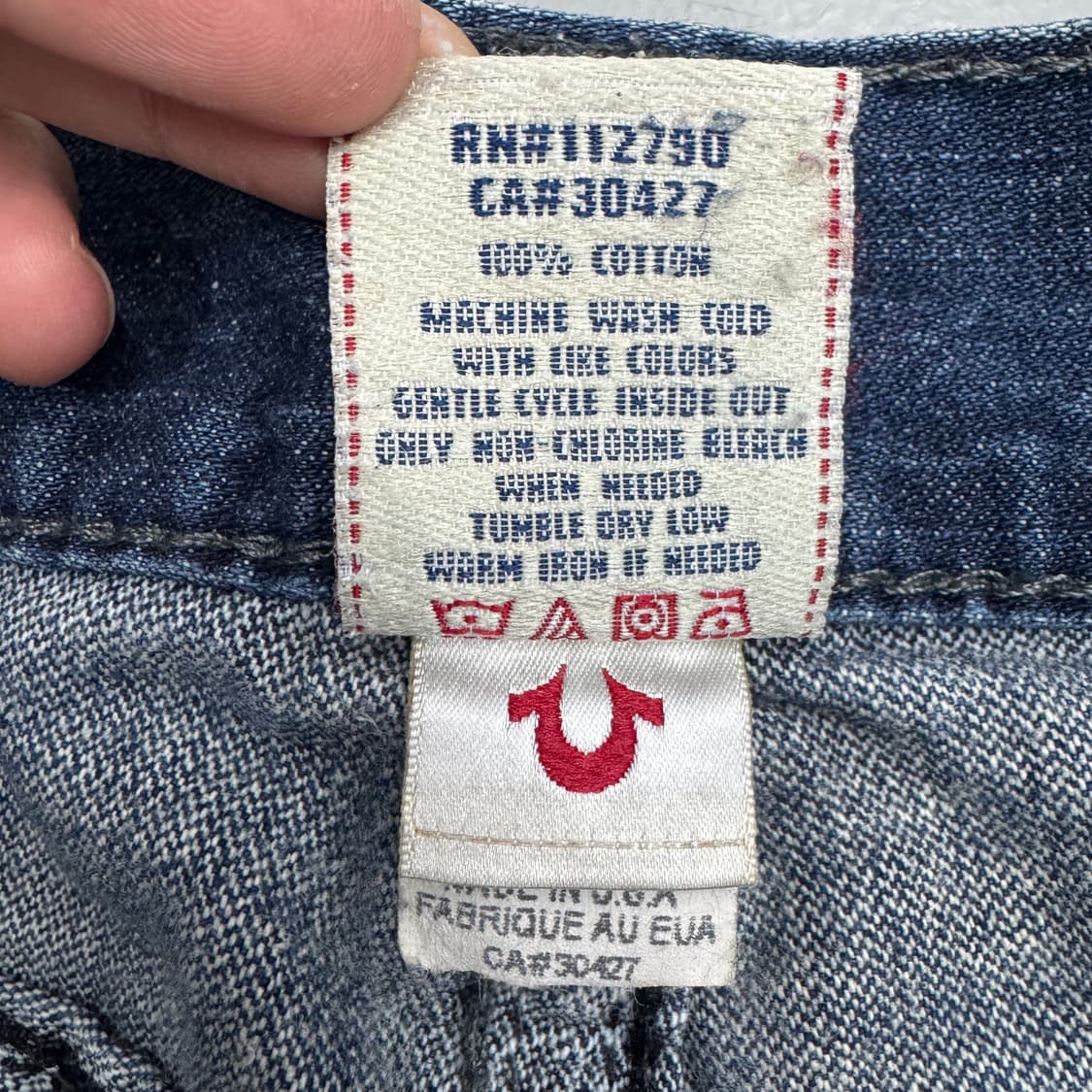 트루릴리전 Y2K 빌리 스티치 데님팬츠 상품이미지8