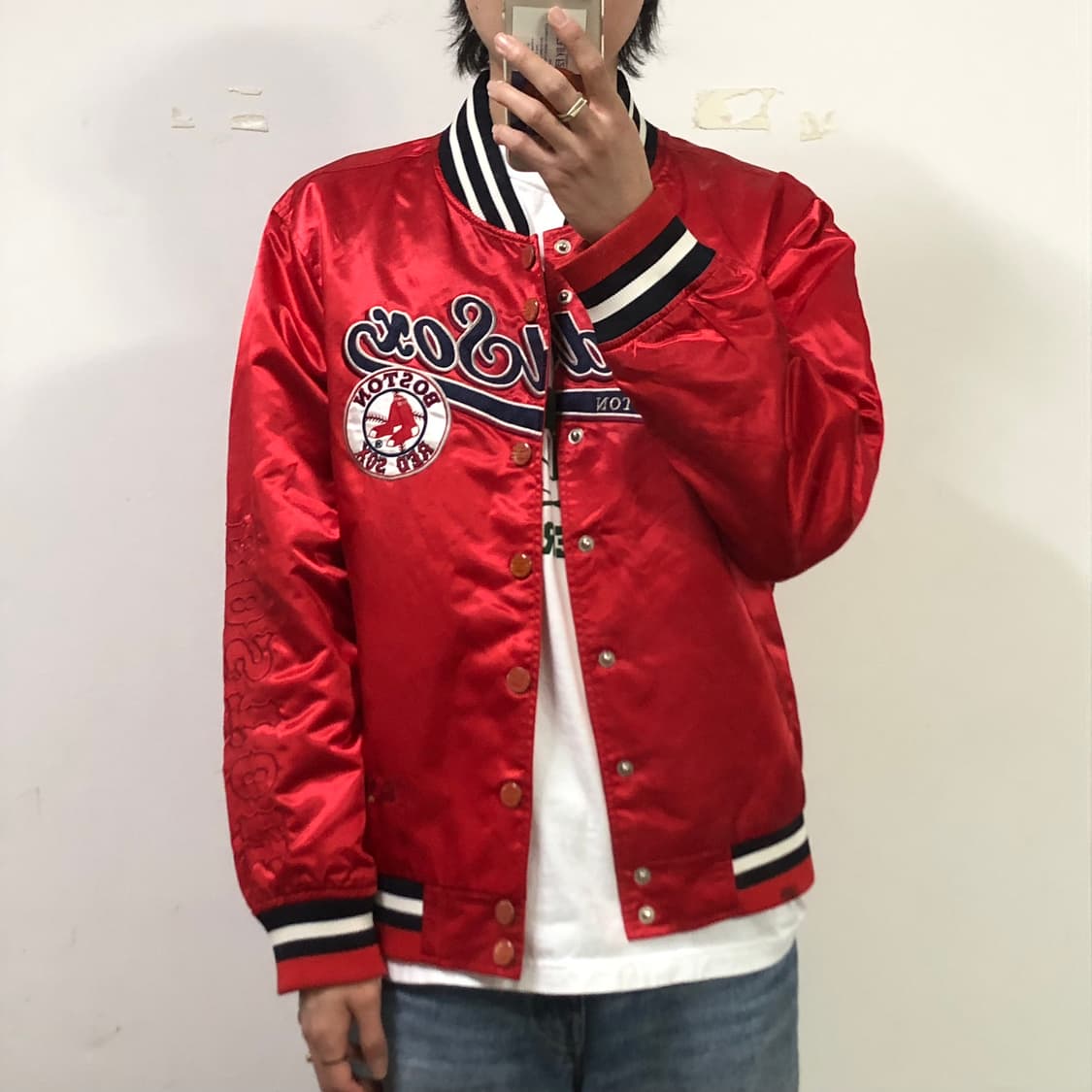 MLB 레드삭스 바시티자켓 상품이미지3