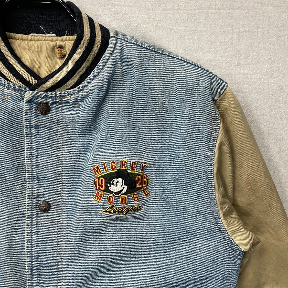 80‘s 디즈니 데님 바시티 상품이미지6