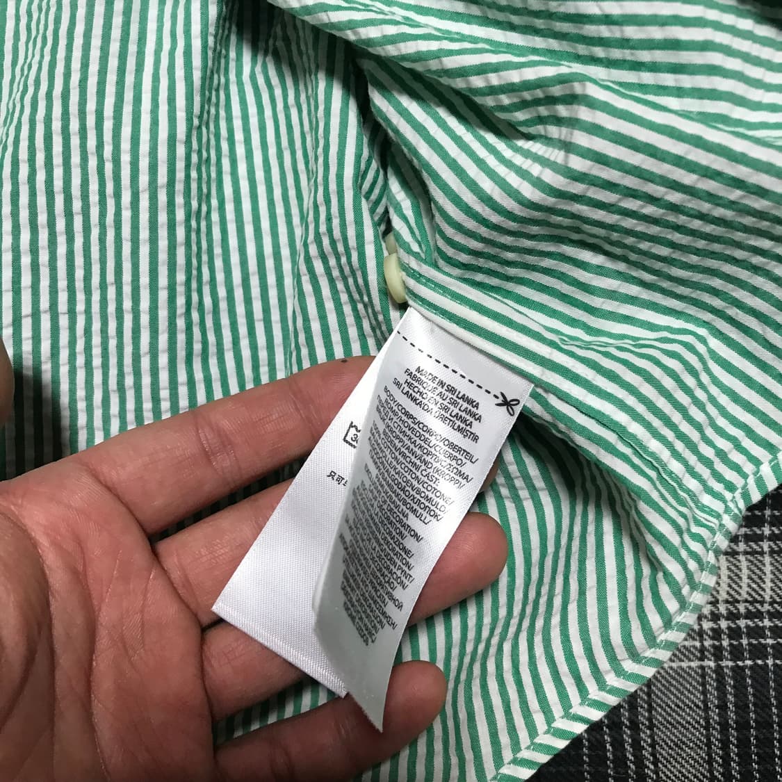 폴로 클래식핏 스트라이프 셔츠 극미중고 박스포함 상품이미지5