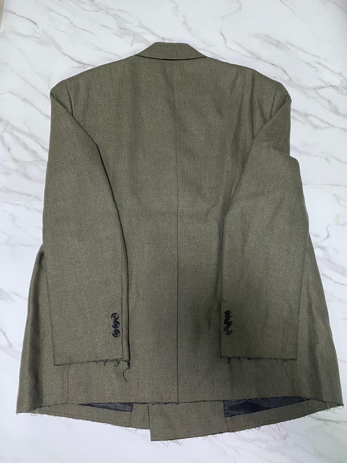 Iey 컷팅 더블 블레이져 상품이미지3