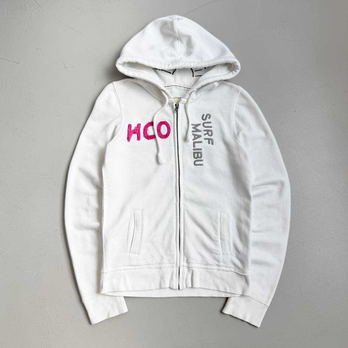 홀리스터 Y2K 딱붙 서프 말리부 후드집업 상품이미지2