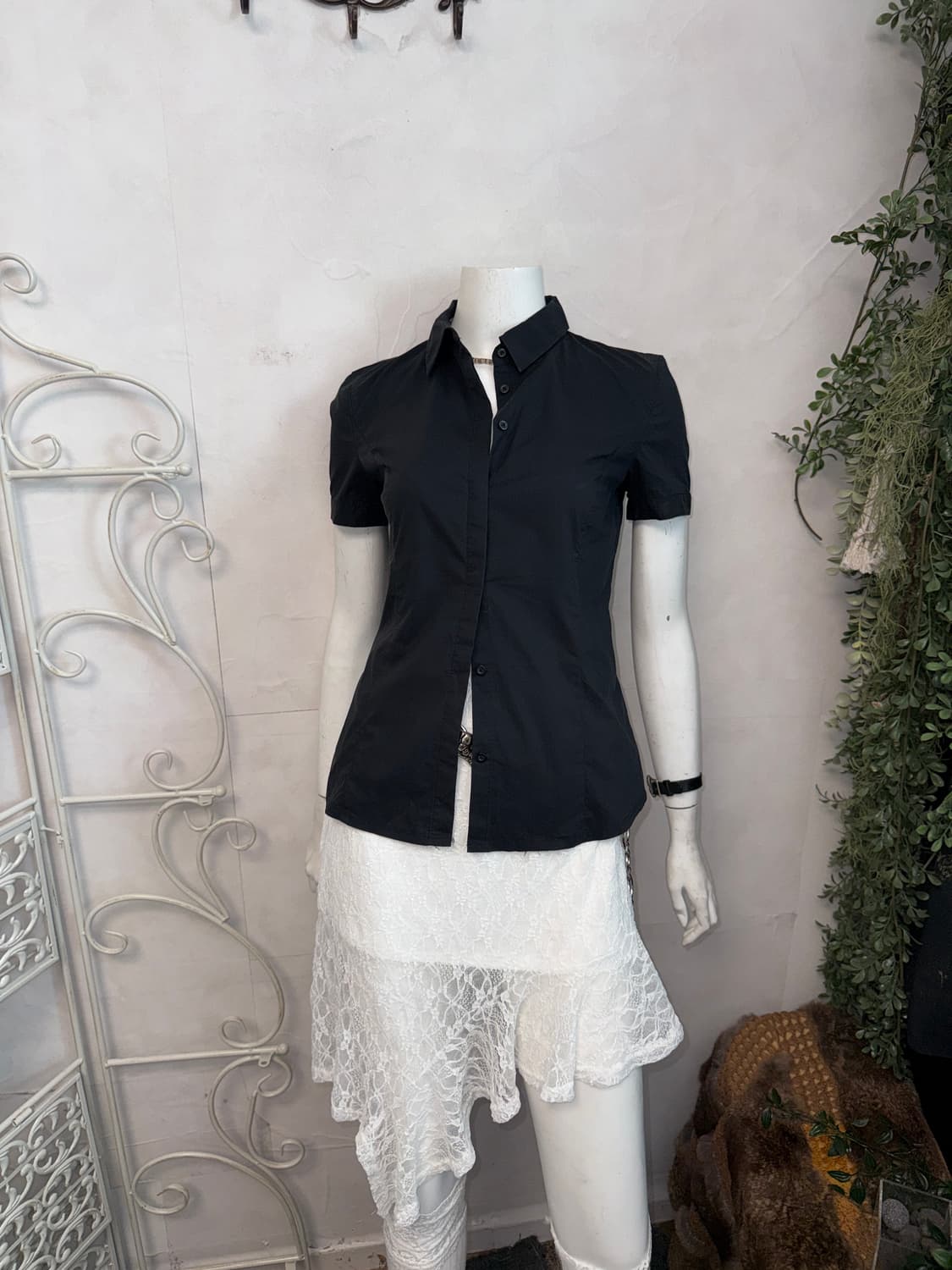 Armani Exchange back strap half shirt 상품이미지7