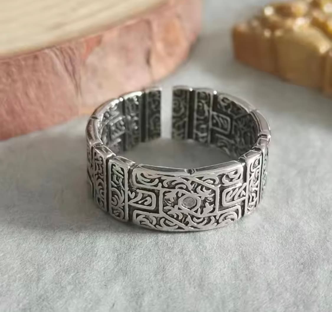 남자 빈티지 실버반지 상품이미지5