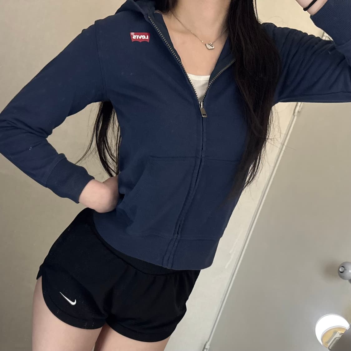 리바이스 네이비 후드집업 💙 상품이미지2