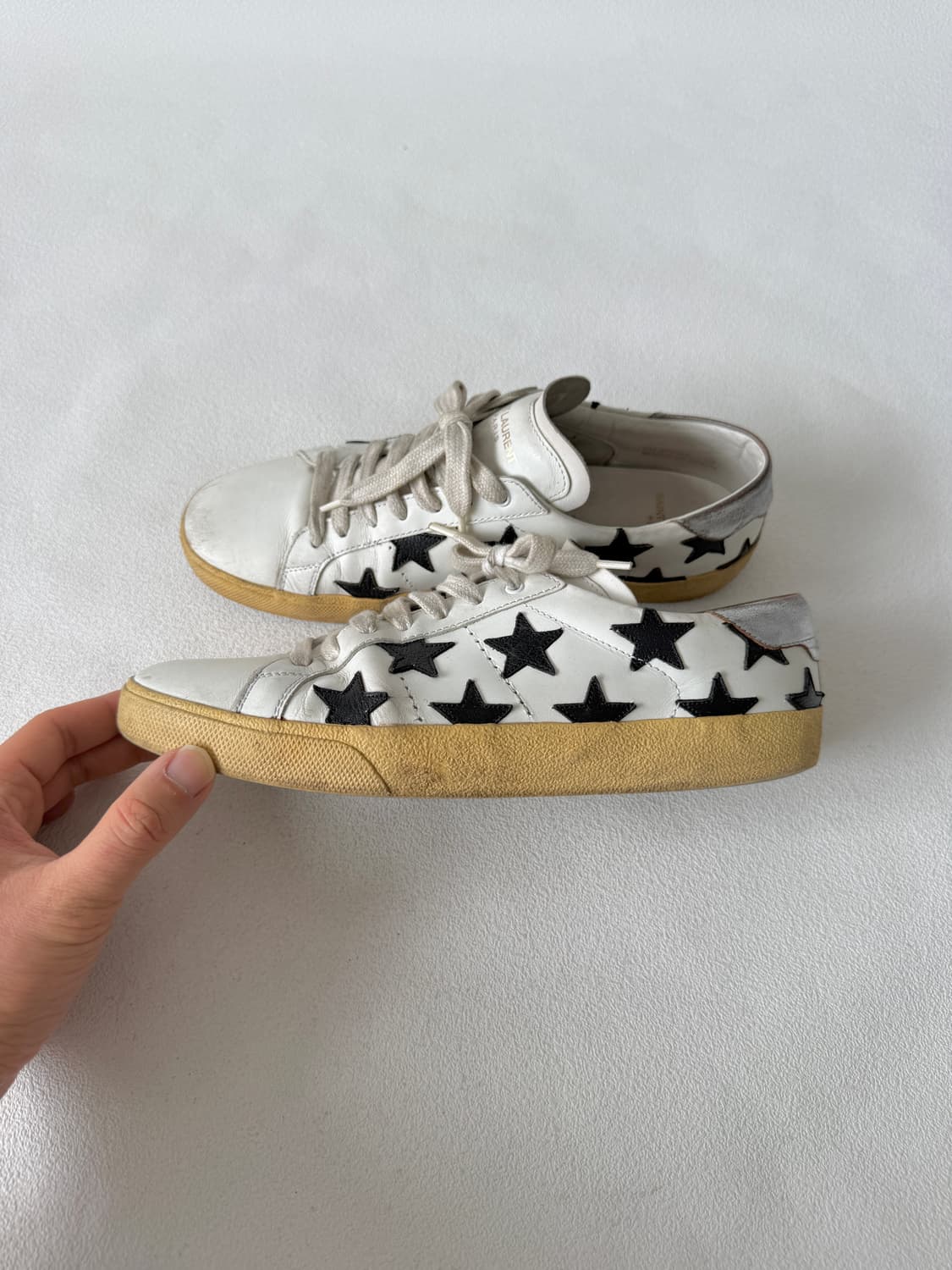 [EU39]생로랑(Saint Laurent) 클래식 스타 패치 스니커즈 상품이미지2