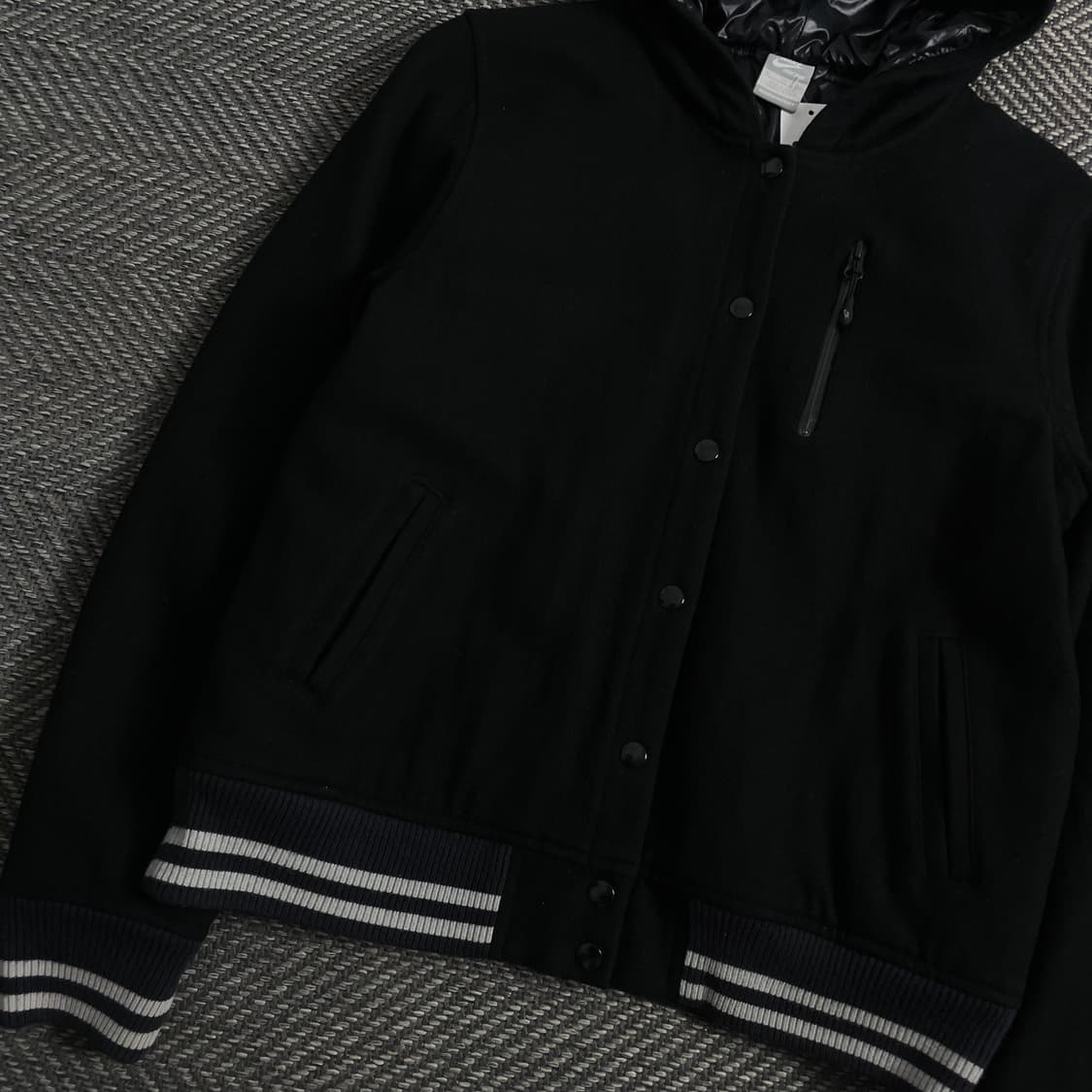 나이키 스우시로고 후드 모직 바시티 자켓o 3763 상품이미지3