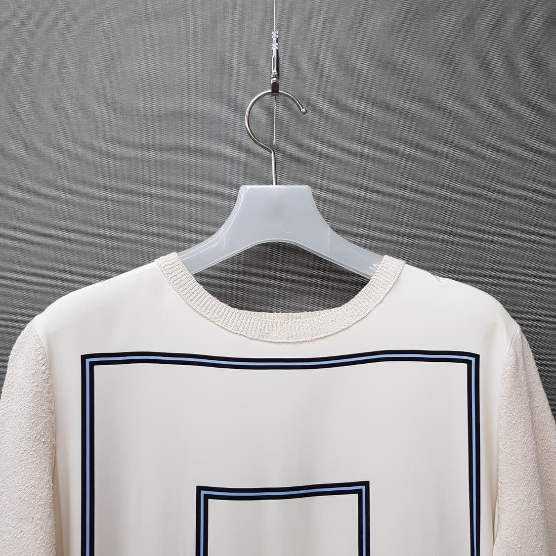 토리버치 실크 패턴 믹스 니트 원피스 S사이즈 상품이미지3