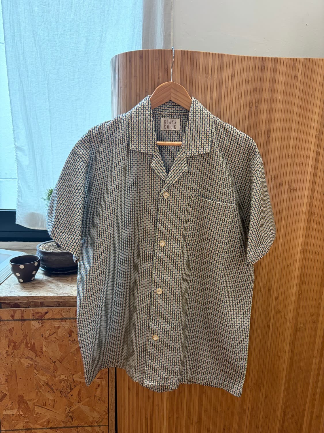 90s GLASS ROCK Pattern Shirt 상품이미지6