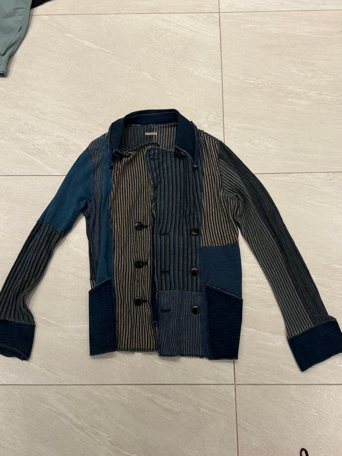 Kapital 스트라이프 패치워크 자켓M 상품이미지1