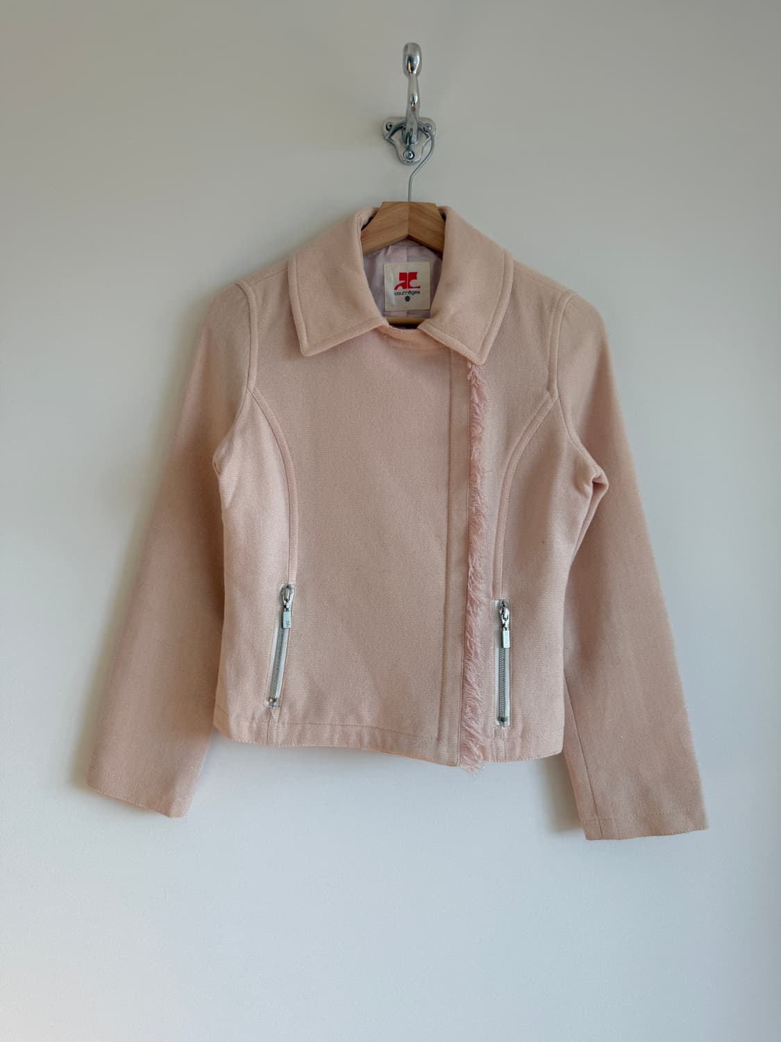 올드 꾸레쥬(courreges) 울 라이더 자켓 상품이미지2