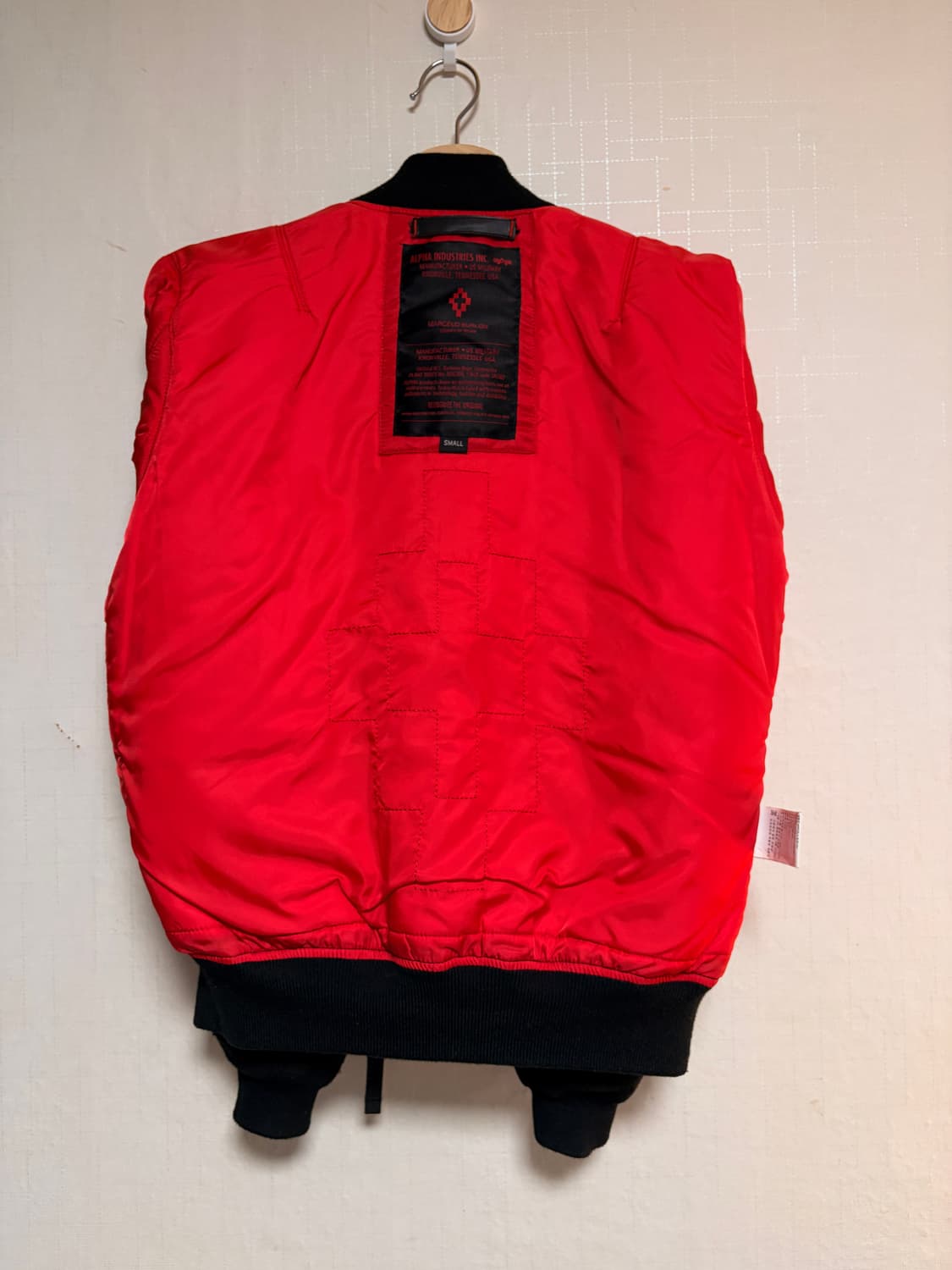 마르셀로불론X알파인더스트리 블랙 봄버 자켓 상품이미지7