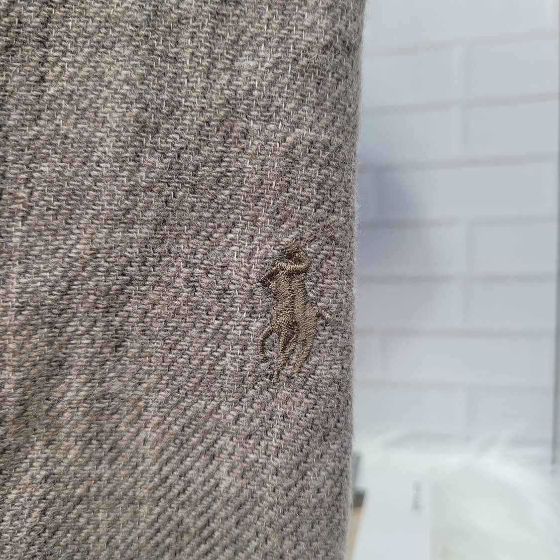 폴로랄프로렌 울 머플러 목도리 Made in Italy 남여공용 새상품급 상품이미지2