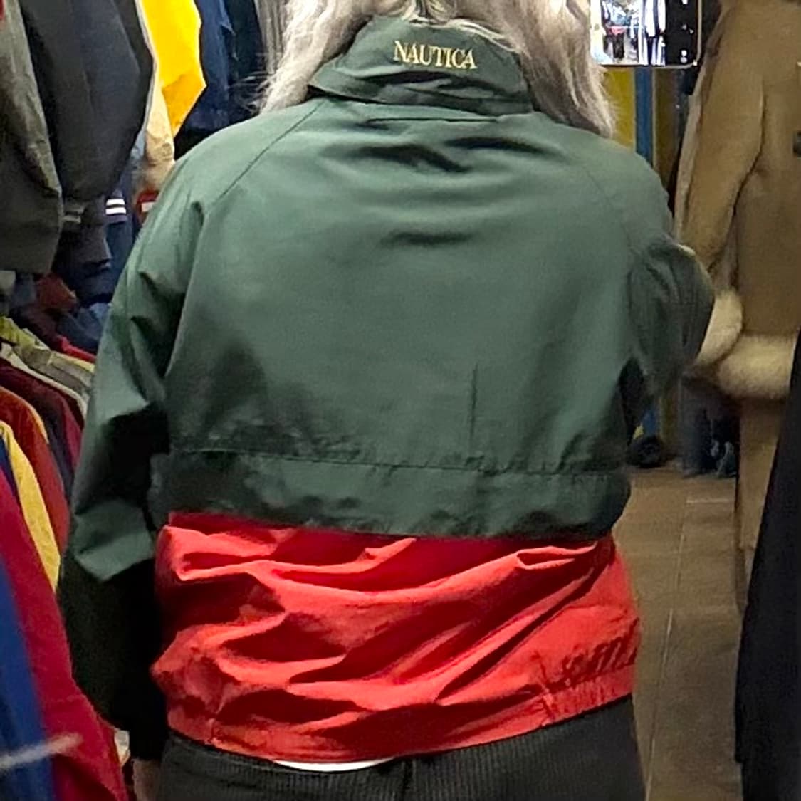 [HI] 노티카 바람막이 레드그린 상품이미지5