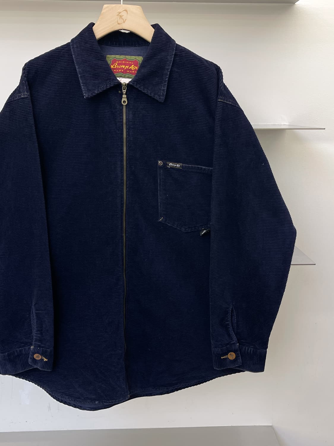 Bronge Age 90s U.S.A 코듀로이 집 셔츠 상품이미지3