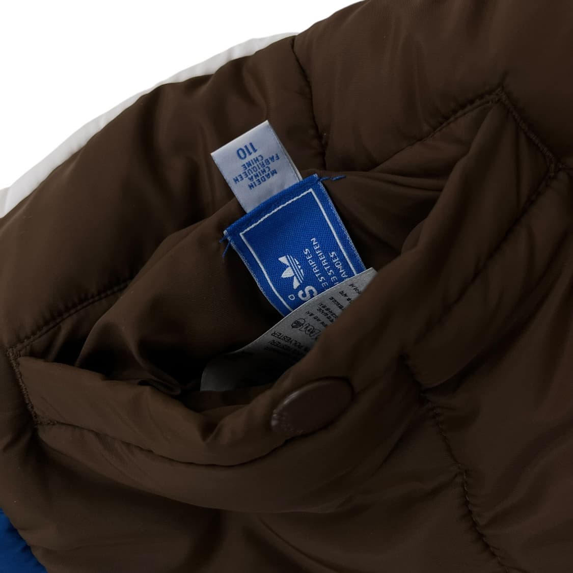 아디다스 브라운 배색 리버시블 조끼패딩 110 상품이미지9