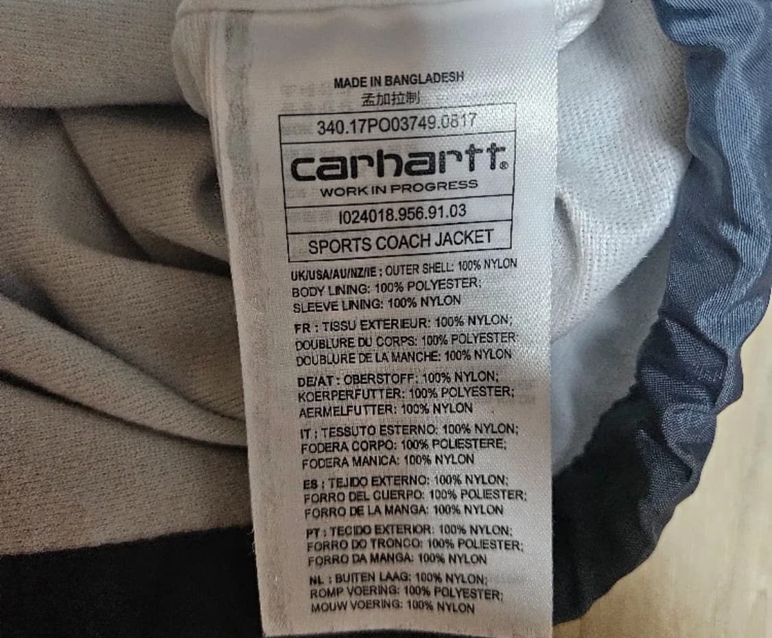 칼하트 WIP 코치자켓 상품이미지3