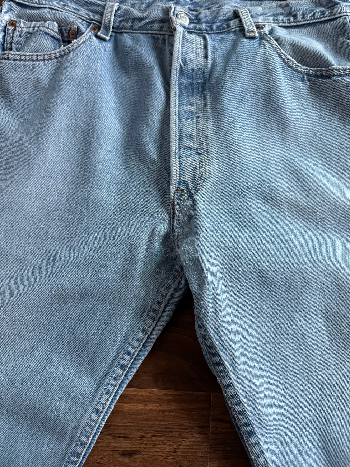 [36]90's 리바이스 Made in USA 501 데님 팬츠 상품이미지2