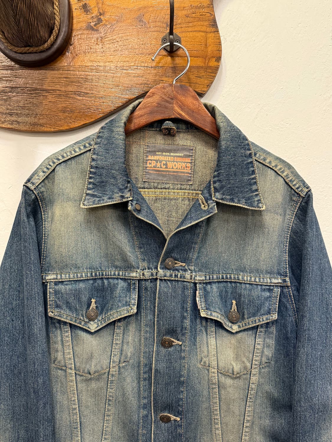 M) CP.C WORKS Denim Trucker Jacket  상품이미지1
