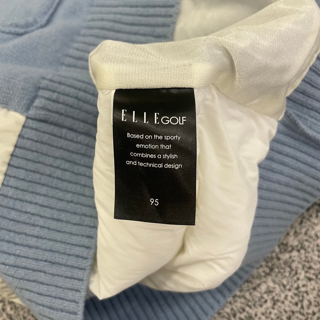 [95] 엘르골프 테켓 니트 집업 1231HS1 상품이미지2