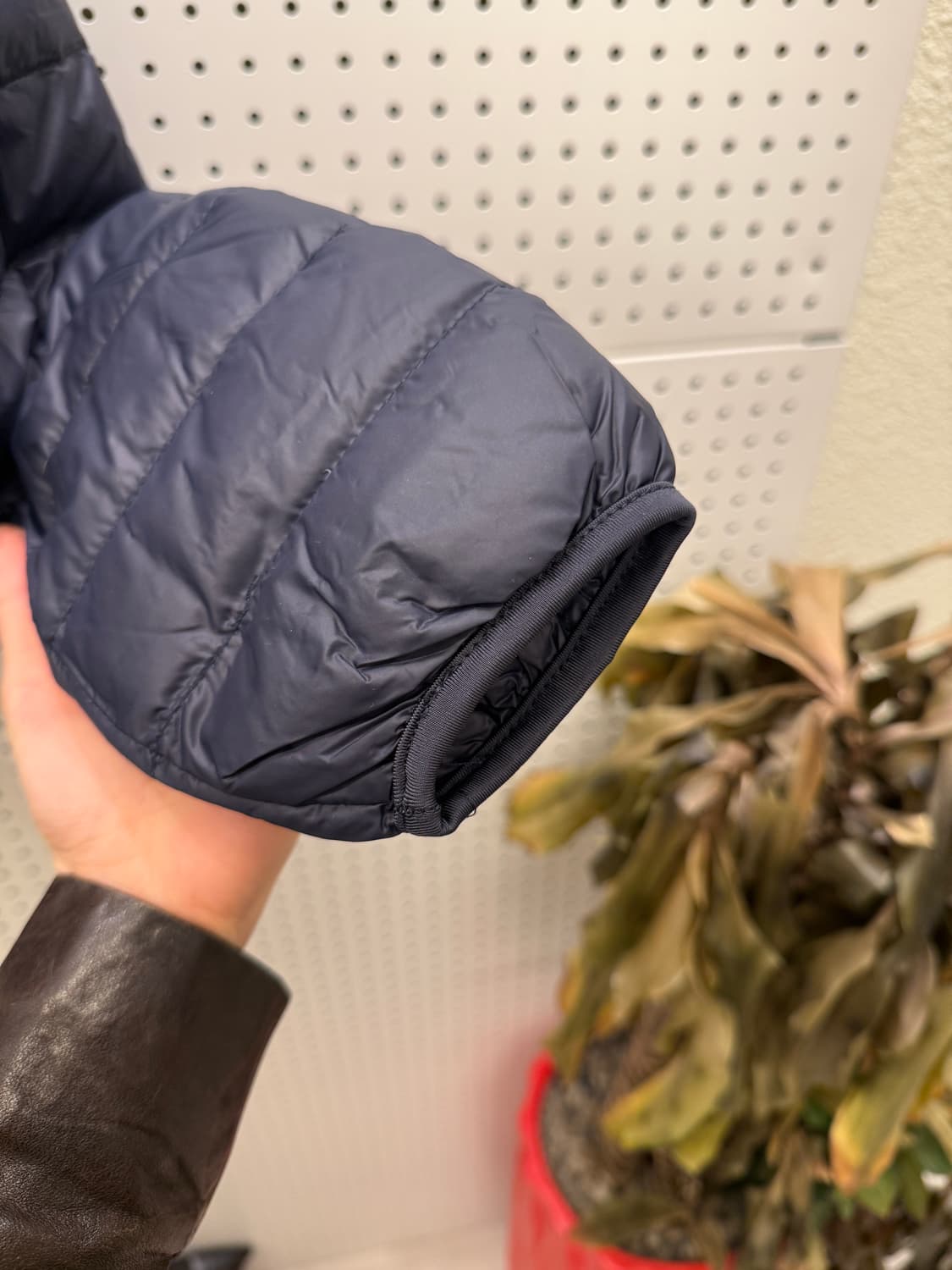 빈티지 네이비 경량 패딩 U84 상품이미지4