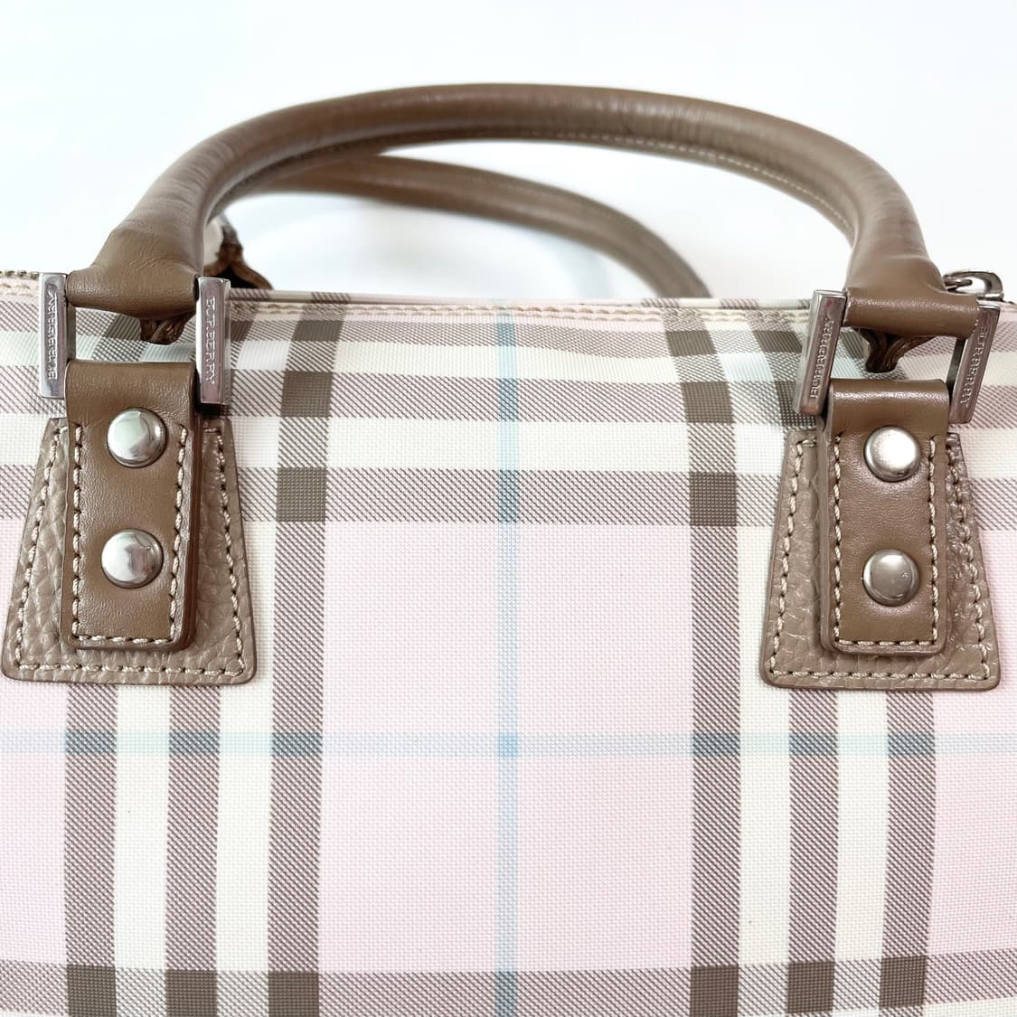 Burberry 버버리핑크 보스턴백 노바체크 핀터깔 버버리백 히메갸루 상품이미지6