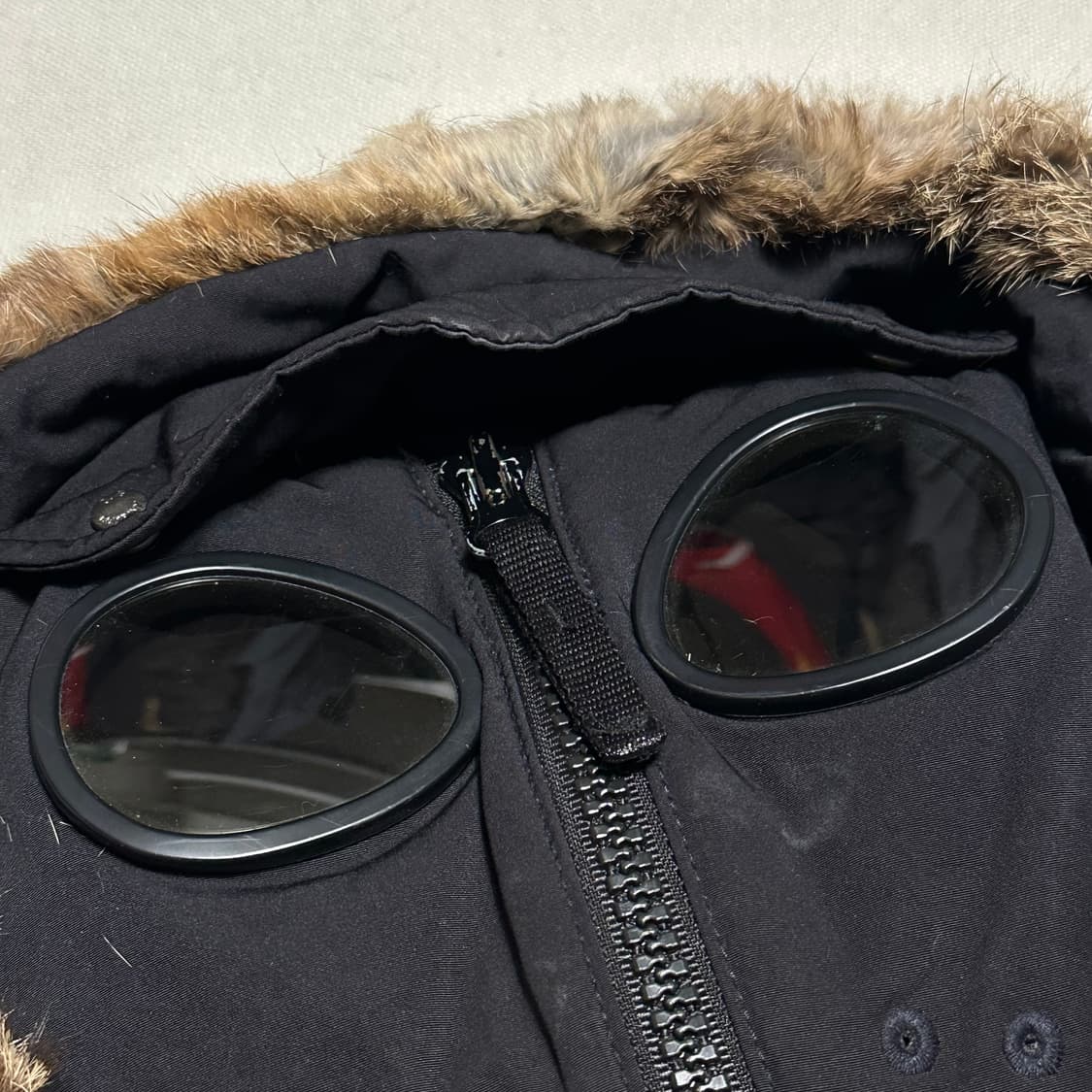 95 C.P. 컴퍼니 고글 노르지 블랙 덕다운 패딩 상품이미지4